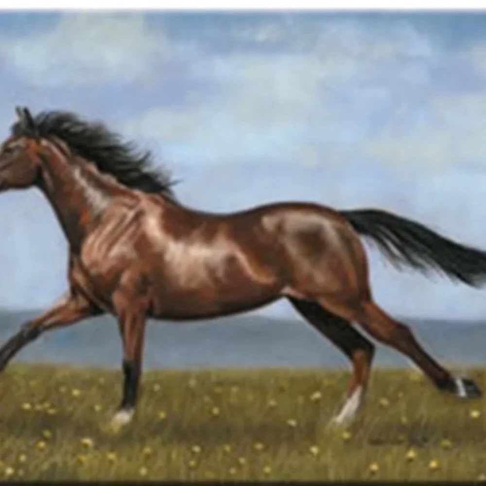 Horse Scene Cutting Board 16